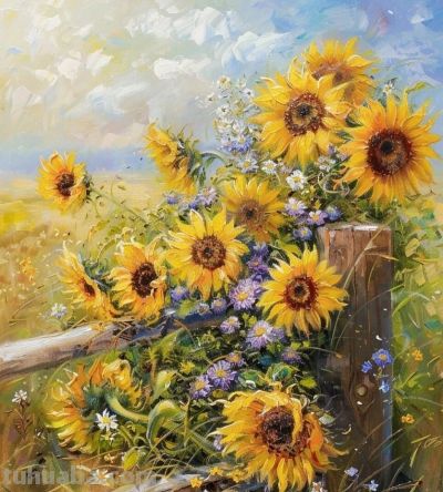 手绘油画作品 - 图画吧TUHUABA