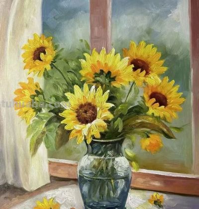 手绘油画作品 - 图画吧TUHUABA