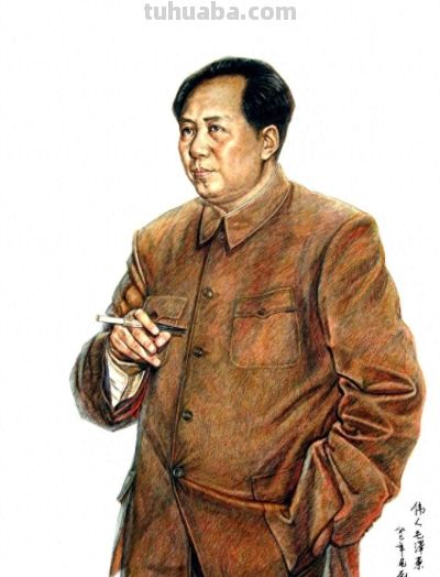 欣闻丨《伟人毛泽东》素描创作（毛主席素描画A12） - 今日头条