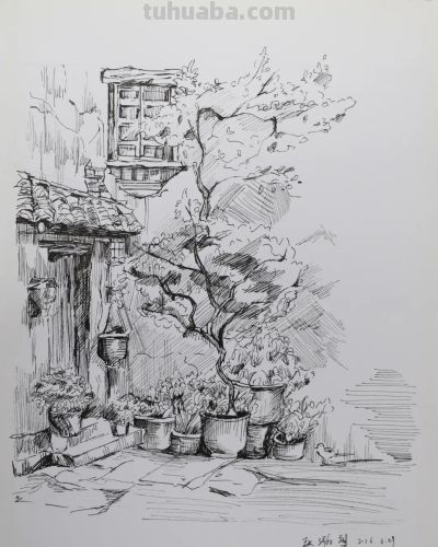 合二艺术馆|合肥二中“醇美艺术”西递研学写生作品展(1) - 今日头条 合二艺术馆|合肥二中“醇美艺术”西递研学写生作品展(1) - 图画吧TUHUABA