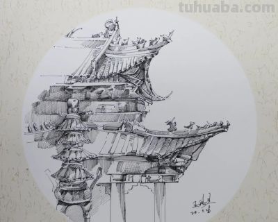 合二艺术馆|合肥二中“醇美艺术”西递研学写生作品展(1) - 今日头条 合二艺术馆|合肥二中“醇美艺术”西递研学写生作品展(1) - 图画吧TUHUABA