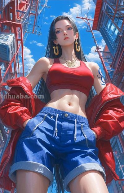 雨波COS女帝太还原，路飞果然能挂上去 - 图画吧TUHUABA