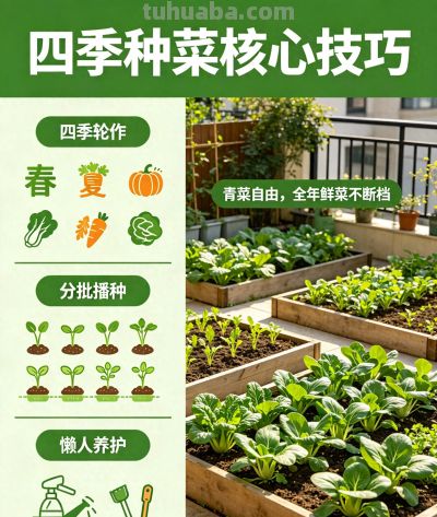 家庭小菜园这样种，一年四季吃不完 - 今日头条