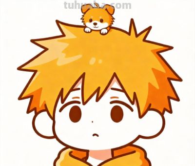 可爱头像｜简笔画少男 - 图画吧TUHUABA