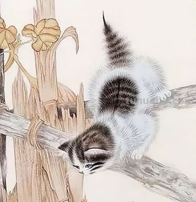 这组小猫咪，画得太可爱了！ - 图画吧TUHUABA