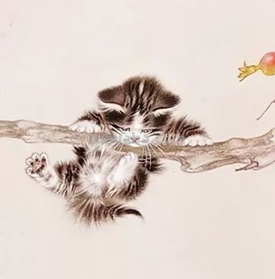 这组小猫咪，画得太可爱了！ - 图画吧TUHUABA