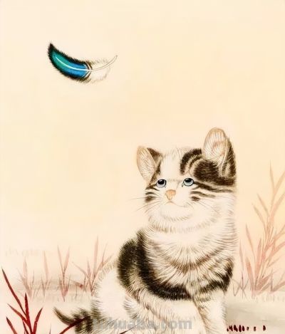 这组小猫咪，画得太可爱了！ - 图画吧TUHUABA