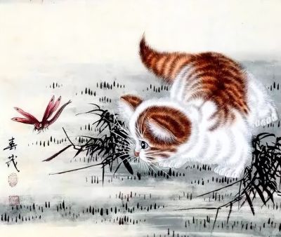 这组小猫咪，画得太可爱了！ - 图画吧TUHUABA