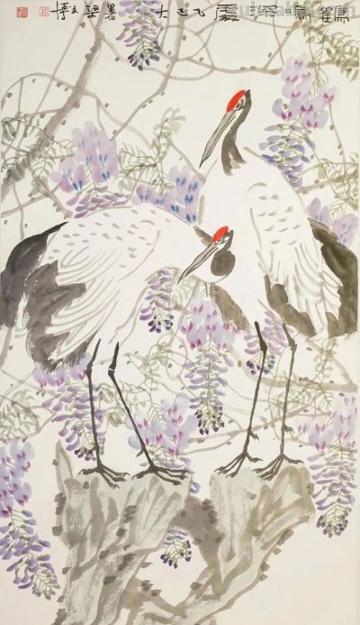 人物画名家梁文博笔下的花鸟家禽 - 图画吧TUHUABA