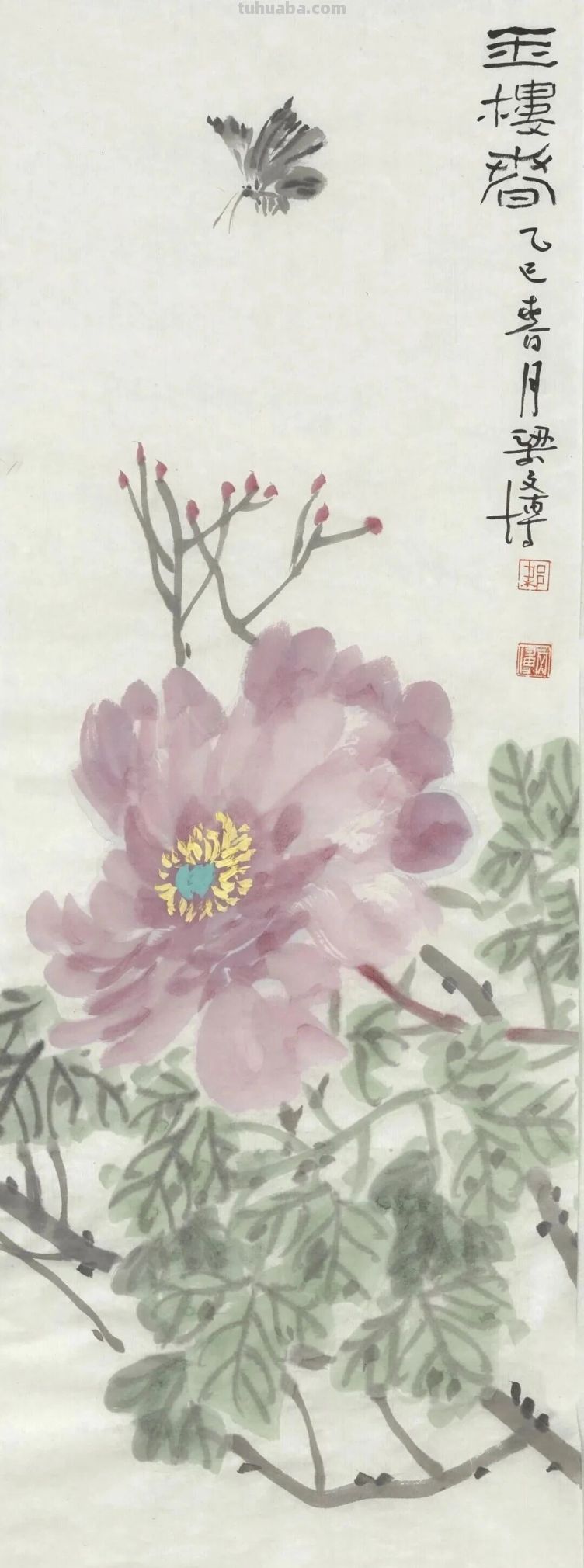 人物画名家梁文博笔下的花鸟家禽 - 图画吧TUHUABA