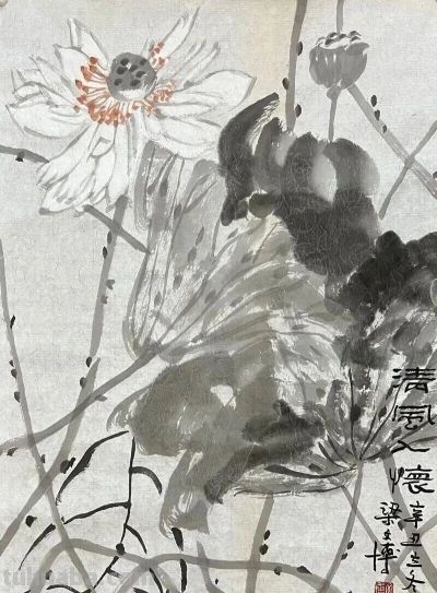 人物画名家梁文博笔下的花鸟家禽 - 图画吧TUHUABA