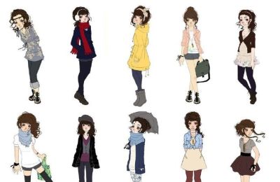 #绘画学习# 绘制妹子的时候不知道画什么衣服？看这一组就够 - 今日头条