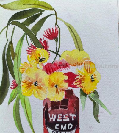 水彩花卉 - 图画吧TUHUABA