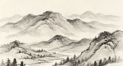 豆包风景素描全套指令（纯文本版，中老年专用、直接复制） - 图画吧TUHUABA