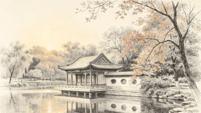 豆包风景素描全套指令（纯文本版，中老年专用、直接复制） - 图画吧TUHUABA