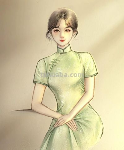 少女的风格变奏曲：从旗袍温婉到日常灵动，水彩画出浪漫宇宙 - 图画吧TUHUABA