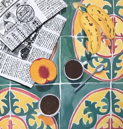 纽约画家“穿越术”：水彩不只能写意，还能复刻你记忆里海风温度 - 图画吧TUHUABA