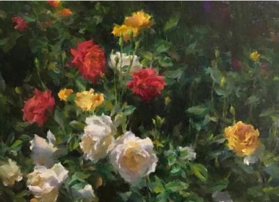 美国写实风景画家Kyle Ma油画花卉赏 - 图画吧TUHUABA