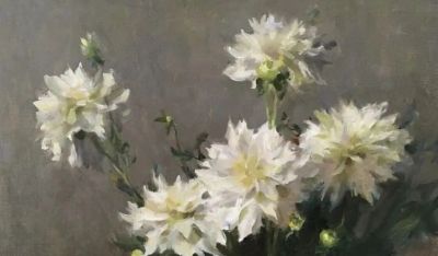 美国写实风景画家Kyle Ma油画花卉赏 - 图画吧TUHUABA