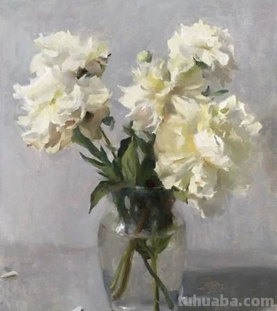 美国写实风景画家Kyle Ma油画花卉赏 - 图画吧TUHUABA