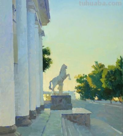 18幅 列宾美院教师Artem Tikhonov风景写生 - 图画吧TUHUABA