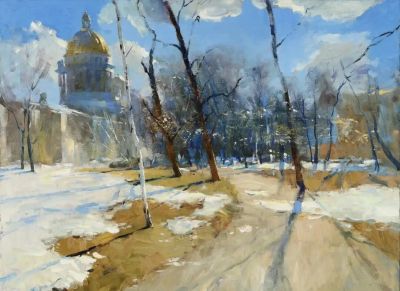 18幅 列宾美院教师Artem Tikhonov风景写生 - 图画吧TUHUABA