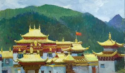 18幅 列宾美院教师Artem Tikhonov风景写生 - 图画吧TUHUABA