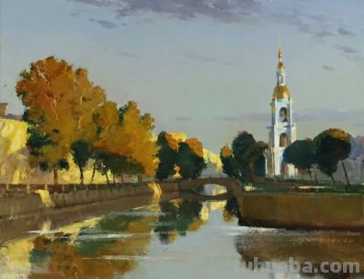 18幅 列宾美院教师Artem Tikhonov风景写生 - 图画吧TUHUABA