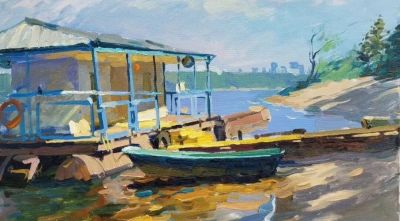 18幅 列宾美院教师Artem Tikhonov风景写生 - 图画吧TUHUABA