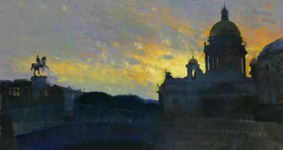 18幅 列宾美院教师Artem Tikhonov风景写生 - 图画吧TUHUABA