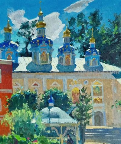 18幅 列宾美院教师Artem Tikhonov风景写生 - 图画吧TUHUABA