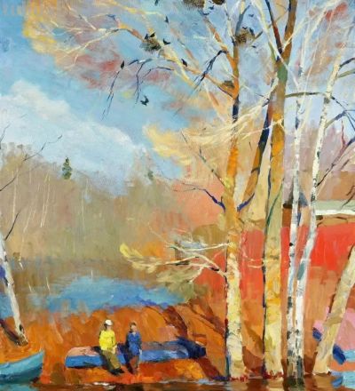 18幅 列宾美院教师Artem Tikhonov风景写生 - 图画吧TUHUABA