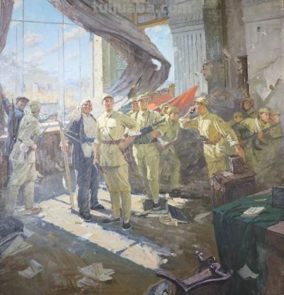 七幅南京解放的油画，你最喜欢哪一幅？ - 图画吧TUHUABA