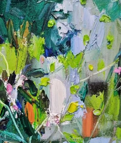 魏德君 油画丨肌理间藏着不经意的笔触痕迹，彰显艺术最动人的真诚 - 图画吧TUHUABA