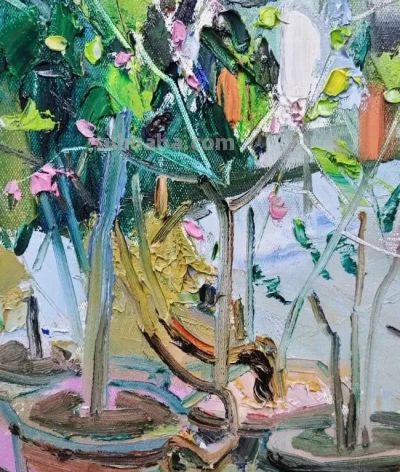 魏德君 油画丨肌理间藏着不经意的笔触痕迹，彰显艺术最动人的真诚 - 图画吧TUHUABA