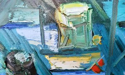 魏德君 油画丨肌理间藏着不经意的笔触痕迹，彰显艺术最动人的真诚 - 图画吧TUHUABA