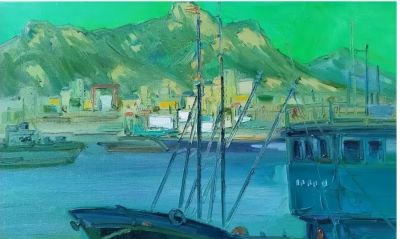 魏德君 油画丨肌理间藏着不经意的笔触痕迹，彰显艺术最动人的真诚 - 图画吧TUHUABA