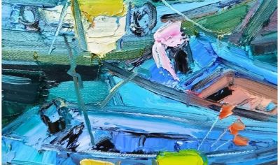 魏德君 油画丨肌理间藏着不经意的笔触痕迹，彰显艺术最动人的真诚 - 图画吧TUHUABA