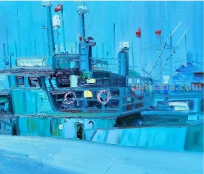 魏德君 油画丨肌理间藏着不经意的笔触痕迹，彰显艺术最动人的真诚 - 图画吧TUHUABA