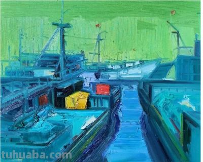 魏德君 油画丨肌理间藏着不经意的笔触痕迹，彰显艺术最动人的真诚 - 图画吧TUHUABA