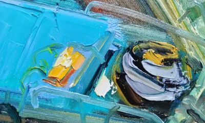 魏德君 油画丨肌理间藏着不经意的笔触痕迹，彰显艺术最动人的真诚 - 图画吧TUHUABA