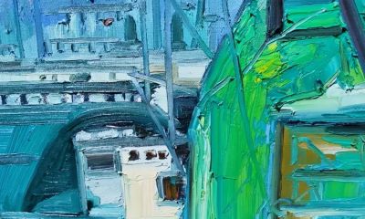 魏德君 油画丨肌理间藏着不经意的笔触痕迹，彰显艺术最动人的真诚 - 图画吧TUHUABA