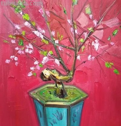 魏德君 油画丨肌理间藏着不经意的笔触痕迹，彰显艺术最动人的真诚 - 图画吧TUHUABA