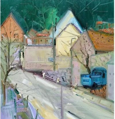 魏德君 油画丨肌理间藏着不经意的笔触痕迹，彰显艺术最动人的真诚 - 图画吧TUHUABA