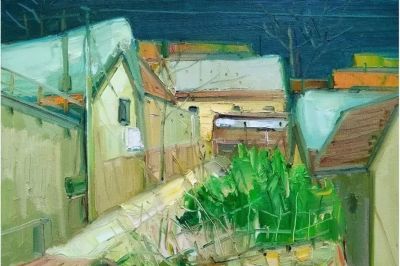 魏德君 油画丨肌理间藏着不经意的笔触痕迹，彰显艺术最动人的真诚 - 图画吧TUHUABA