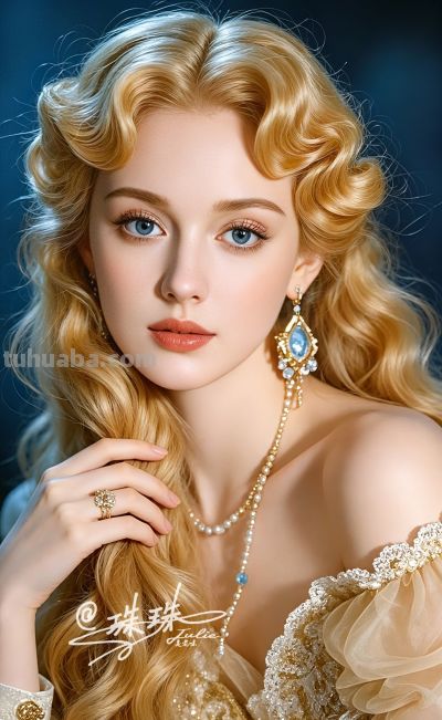 油画里的宫廷少女，温柔又美丽，藏着旧世纪的绝代风华 - 今日头条