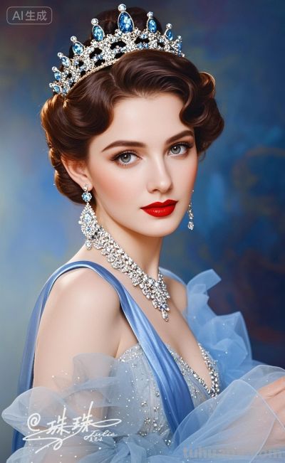 油画里的宫廷少女，温柔又美丽，藏着旧世纪的绝代风华 - 图画吧TUHUABA