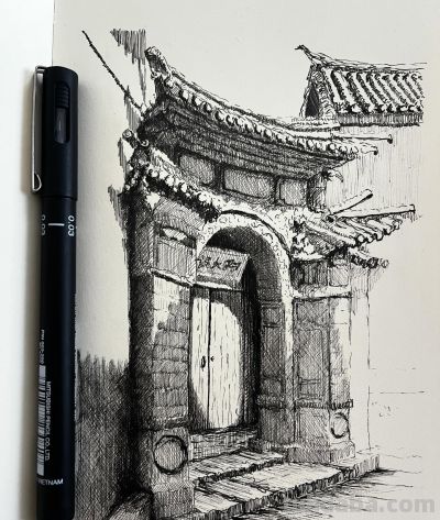 越简单，越高级：他的速写狠狠打脸“细节狂魔”，让人忍不住喜欢 - 图画吧TUHUABA