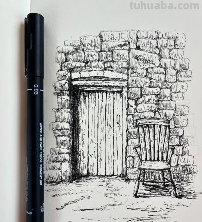 越简单，越高级：他的速写狠狠打脸“细节狂魔”，让人忍不住喜欢 - 图画吧TUHUABA