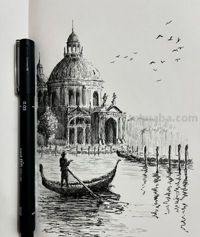 越简单，越高级：他的速写狠狠打脸“细节狂魔”，让人忍不住喜欢 - 图画吧TUHUABA